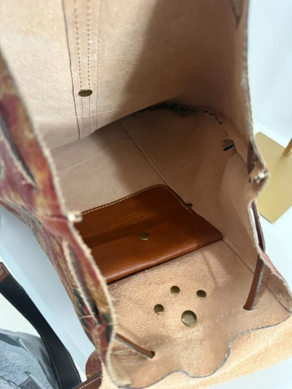 Patricia Nash Floral Leather Backpack